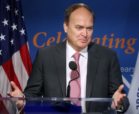 Đại sứ Nga tại Mỹ Anatoly Antonov - Ảnh: AFP Đại sứ Nga tại Mỹ Anatoly Antonov - Ảnh: AFP