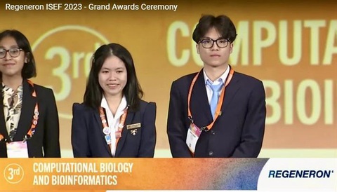 Học sinh Việt Nam đoạt giải ba Hội thi Khoa học kỹ thuật quốc tế - Ảnh 1. Học sinh Việt Nam đoạt giải ba Hội thi Khoa học kỹ thuật quốc tế - Ảnh 1.