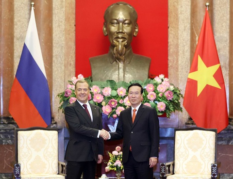 Ông Dmitry Medvedev: Nga coi trọng quan hệ với Việt Nam - Ảnh 1. Ông Dmitry Medvedev: Nga coi trọng quan hệ với Việt Nam - Ảnh 1.