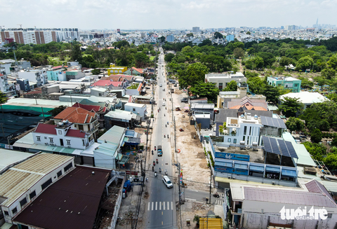 Người dân mong sớm hoàn thành dự án mở rộng đường Tân Kỳ Tân Quý - Ảnh 1. Người dân mong sớm hoàn thành dự án mở rộng đường Tân Kỳ Tân Quý - Ảnh 1.