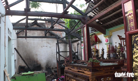 Nhà dân ở Thanh Hóa cháy rụi bất thường sau nhiều lần cháy đồ đạc - Ảnh 4. Nhà dân ở Thanh Hóa cháy rụi bất thường sau nhiều lần cháy đồ đạc - Ảnh 4.