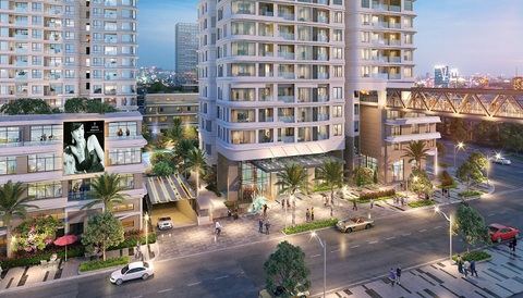 Bãi đỗ xe thông minh: Điểm cộng cho Thu Thiem Zeit River - Ảnh 2. Thu Thiem Zeit River thông thoáng mặt tiền và hầm đỗ xe, với tỉ lệ xe hơi/căn hộ lên đến 1,5
