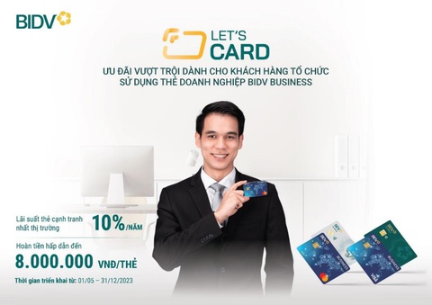 Bùng nổ ưu đãi từ thẻ doanh nghiệp của BIDV - Ảnh 1. Bùng nổ ưu đãi từ thẻ doanh nghiệp của BIDV - Ảnh 1.
