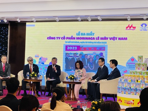 Mang sữa bột của Nhật đến với trẻ em Việt Nam - Ảnh 2. Công ty TNHH Sản xuất, thương mại, dịch vụ Lê Mây hợp tác với sữa bột đến từ xứ sở hoa anh đào chia sẻ những lợi ích với người tiêu dùng Việt - Ảnh: P.DƯƠNG