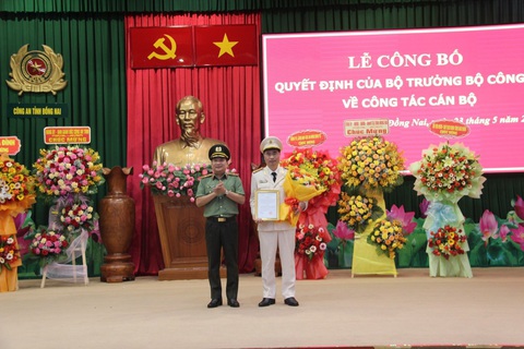 Trưởng phòng Cục An ninh kinh tế làm phó giám đốc Công an tỉnh Đồng Nai - Ảnh 1. Trưởng phòng Cục An ninh kinh tế làm phó giám đốc Công an tỉnh Đồng Nai - Ảnh 1.