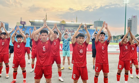 Chuyện không chỉ của ông Troussier - Ảnh 3. Đội tuyển U22 Việt Nam tại SEA Games 32 - Ảnh: NGUYÊN KHÔI