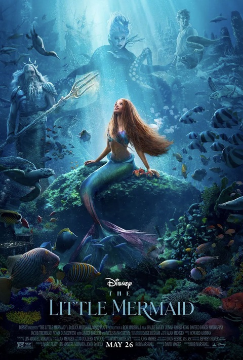 Disney Hàn bị la ó vì để Halle Bailey mất hút trên poster phim Nàng tiên cá - Ảnh 1. Disney Hàn bị la ó vì để Halle Bailey mất hút trên poster phim Nàng tiên cá - Ảnh 1.