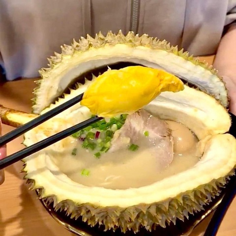 Ramen sầu riêng khiến netizen đồng thanh: Đại hạn đến rồi - Ảnh 2. Ramen sầu riêng khiến netizen đồng thanh: Đại hạn đến rồi - Ảnh 2.