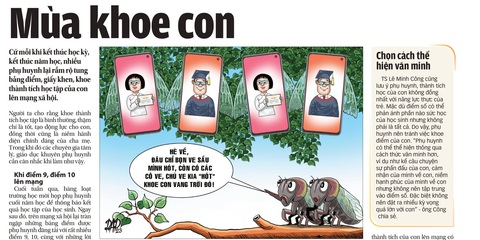 Được gì khi khoe con? - Ảnh 1. Được gì khi khoe con? - Ảnh 1.