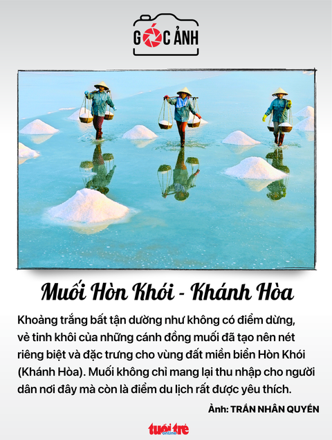 Muối Hòn Khói - Khánh Hòa - Ảnh: Trần Nhân Quyền Muối Hòn Khói - Khánh Hòa - Ảnh: Trần Nhân Quyền