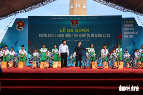 Trung ương Đoàn ra quân chiến dịch Thanh niên tình nguyện hè 2023 - Ảnh 2. Trung ương Đoàn ra quân chiến dịch Thanh niên tình nguyện hè 2023 - Ảnh 2.
