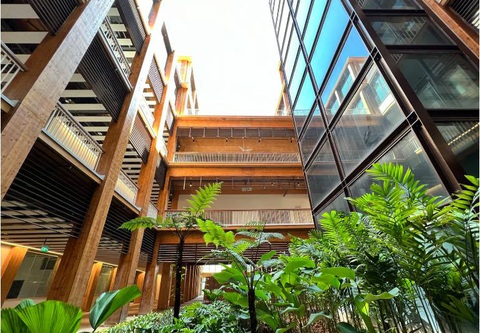 Tòa nhà gỗ lớn nhất châu Á ở Đại học Công nghệ Nanyang Singapore - Ảnh 3. Tòa nhà gỗ lớn nhất châu Á ở Đại học Công nghệ Nanyang Singapore - Ảnh 3.