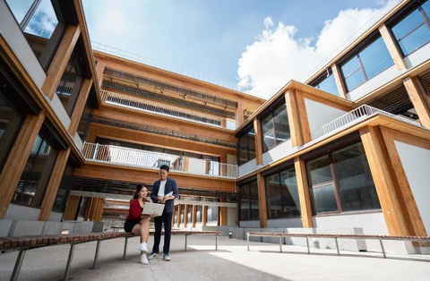Tòa nhà gỗ lớn nhất châu Á ở Đại học Công nghệ Nanyang Singapore - Ảnh 6. Tòa nhà gỗ lớn nhất châu Á ở Đại học Công nghệ Nanyang Singapore - Ảnh 6.