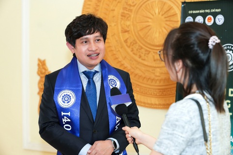 Meey Land chinh phục ‘TOP công nghiệp 4.0 Việt Nam’ - Ảnh 2. Chủ tịch Hội đồng quản trị Hoàng Mai Chung chia sẻ về định hướng phát triển của Meey Land