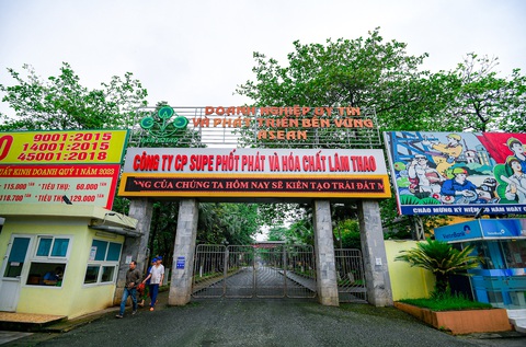 Nhà máy Supe Lâm Thao - Ảnh: NAM TRẦN