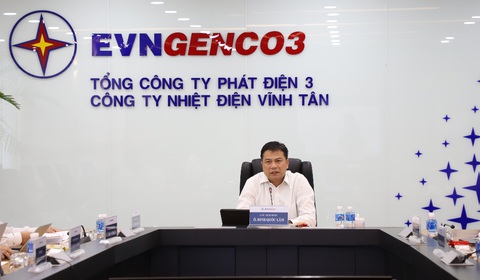 Nhiệt điện Vĩnh Tân 2: Chủ động các giải pháp đảm bảo sản xuất điện hiệu quả mùa khô 2023 - Ảnh 2. Ông Đinh Quốc Lâm, chủ tịch HĐQT EVNGENCO3, chỉ đạo Công ty Nhiệt điện Vĩnh Tân các giải pháp để chủ động đảm bảo vận hành hiệu quả, giữ ổn định công tác sản xuất điện hoàn thành kế hoạch được giao