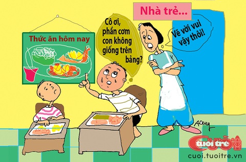 Bữa ăn mẫu trong trường bán trú - Ảnh 2. Bữa ăn mẫu trong trường bán trú - Ảnh 2.
