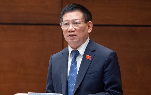 Bộ Tài chính: Xây dựng khung ngân sách 2024, đề xuất lộ trình cải cách tiền lương - Ảnh 1. Bộ trưởng Hồ Đức Phớc - Ảnh: GIA HÂN