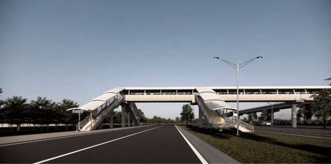 9 cầu bộ hành nối metro đến ngõ dân cư đang thi công ra sao? - Ảnh 9. 9 cầu bộ hành nối metro đến ngõ dân cư đang thi công ra sao? - Ảnh 9.