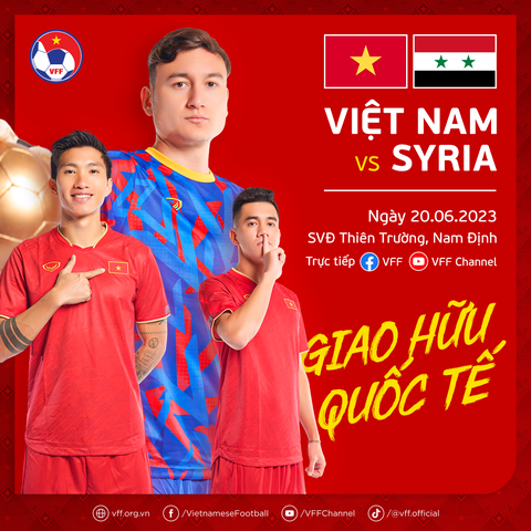 Đội tuyển Việt Nam đá giao hữu với Syria tại Nam Định - Ảnh 1. Đội tuyển Việt Nam đá giao hữu với Syria tại Nam Định - Ảnh 1.