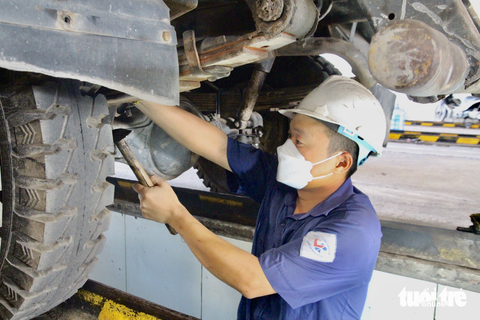 Trung tâm đăng kiểm cảnh báo không mua suất đăng kiểm ‘ảo’ - Ảnh 1. Trung tâm đăng kiểm cảnh báo không mua suất đăng kiểm ‘ảo’ - Ảnh 1.