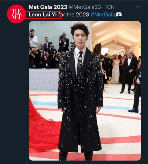 Nhầm lẫn Thái Từ Khôn thành Vương Gia Nhĩ (Jackson) tại Met Gala 2023, Vogue bị ‘ném đá’ - Ảnh 4. Nhầm lẫn Thái Từ Khôn thành Vương Gia Nhĩ (Jackson) tại Met Gala 2023, Vogue bị ‘ném đá’ - Ảnh 4.