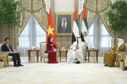 UAE đón trọng thể Phó chủ tịch nước Võ Thị Ánh Xuân - Ảnh 2. UAE đón trọng thể Phó chủ tịch nước Võ Thị Ánh Xuân - Ảnh 2.