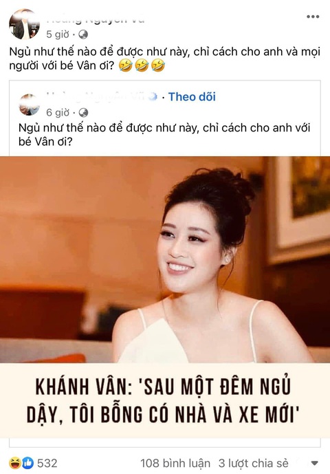 Hoa hậu Khánh Vân bức xúc vì phát ngôn ngủ dậy có nhà, có xe bị đào lại - Ảnh 1. Hoa hậu Khánh Vân bức xúc vì phát ngôn ngủ dậy có nhà, có xe bị đào lại - Ảnh 1.