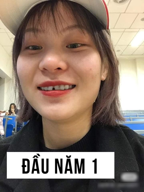 Cô gái thay đổi ngoạn mục sau 4 năm đại học - Ảnh 1. Cô gái thay đổi ngoạn mục sau 4 năm đại học - Ảnh 1.