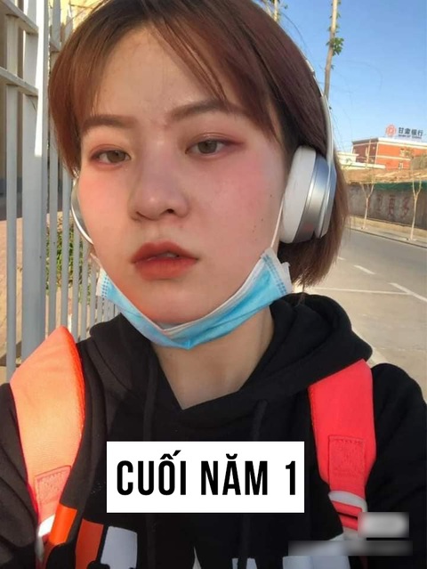 Cô gái thay đổi ngoạn mục sau 4 năm đại học - Ảnh 2. Cô gái thay đổi ngoạn mục sau 4 năm đại học - Ảnh 2.