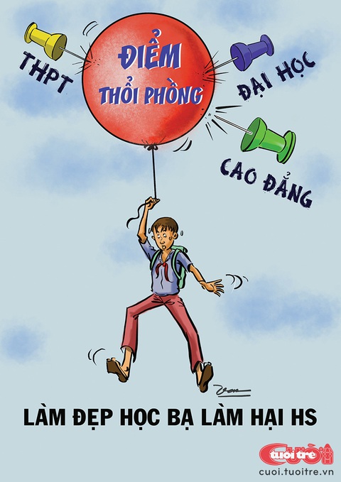 Làm đẹp học bạ, làm hại học sinh - Ảnh 1. Làm đẹp học bạ, làm hại học sinh - Ảnh 1.