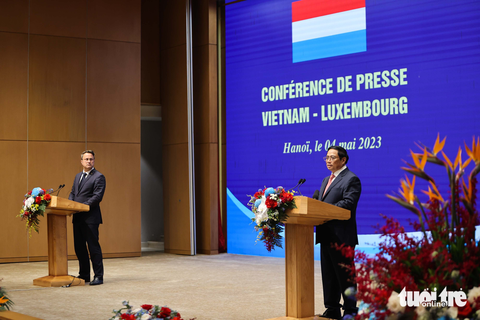 Thủ tướng: Việt Nam mong muốn tham khảo, học tập kinh nghiệm của Luxembourg - Ảnh 2. Thủ tướng: Việt Nam mong muốn tham khảo, học tập kinh nghiệm của Luxembourg - Ảnh 2.