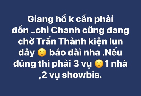 Phương Thanh nhắc tên Trấn Thành, netizen tự dưng nghi ngờ tiếng Việt của mình - Ảnh 1. Phương Thanh nhắc tên Trấn Thành, netizen tự dưng nghi ngờ tiếng Việt của mình - Ảnh 1.