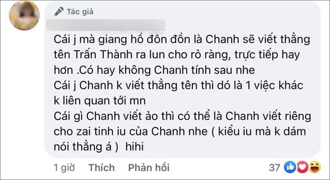 Phương Thanh nhắc tên Trấn Thành, netizen tự dưng nghi ngờ tiếng Việt của mình - Ảnh 2. Phương Thanh nhắc tên Trấn Thành, netizen tự dưng nghi ngờ tiếng Việt của mình - Ảnh 2.
