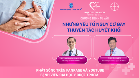 Chương trình tư vấn: Những yếu tố nguy cơ gây thuyên tắc huyết khối tĩnh mạch - Ảnh 1. Chương trình tư vấn: Những yếu tố nguy cơ gây thuyên tắc huyết khối tĩnh mạch - Ảnh 1.