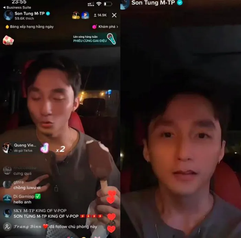 Sơn Tùng M-TP gặp sự cố khi vừa lái xe vừa livestream - Ảnh 2. Sơn Tùng M-TP gặp sự cố khi vừa lái xe vừa livestream - Ảnh 2.