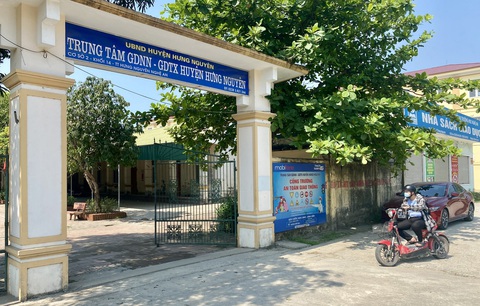 Trung tâm Giáo dục nghề nghiệp - Giáo dục thường xuyên huyện Hưng Nguyên, Nghệ An - Ảnh: D.HÒA Trung tâm Giáo dục nghề nghiệp - Giáo dục thường xuyên huyện Hưng Nguyên, Nghệ An - Ảnh: D.HÒA