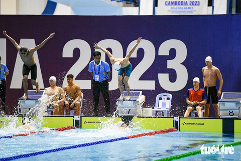Tuyển bơi lội nam xuất sắc bảo vệ 2 huy chương vàng SEA Games - Ảnh 3. Tuyển bơi lội nam xuất sắc bảo vệ 2 huy chương vàng SEA Games - Ảnh 3.