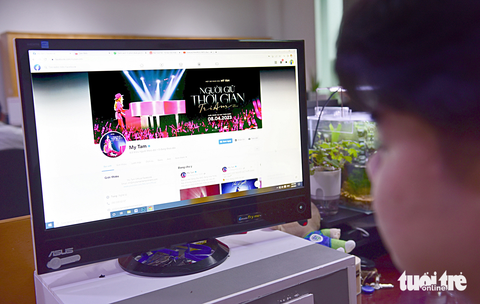 Trang Facebook của ca sĩ Mỹ Tâm được định danh rõ ràng được nhiều người theo dõi - Ảnh: DUYÊN PHAN Trang Facebook của ca sĩ Mỹ Tâm được định danh rõ ràng - Ảnh: DUYÊN PHAN