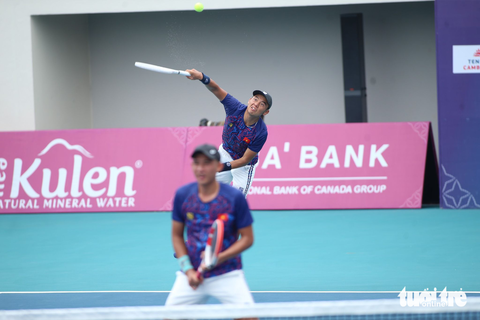 SEA Games: Vovinam đoạt huy chương vàng đầu tiên trong ngày 9-5 - Ảnh 3. Tuyển Việt Nam vào chung kết đồng đội nam - Ảnh: BÙI LƯỢNG