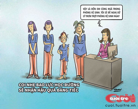 Bạo lực học đường: Tốt khoe xấu che - Ảnh 1. Bạo lực học đường: Tốt khoe xấu che - Ảnh 1.
