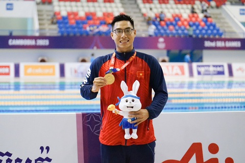 Nguyễn Tiến Đạt giành huy chương vàng SEA Games 32- Ảnh: NVCC Nguyễn Tiến Đạt giành huy chương vàng SEA Games 32- Ảnh: NVCC