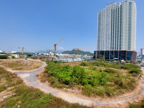 Hiện trạng dự án khu dân cư Cồn Tân Lập, TP Nha Trang (Khánh Hòa) - Ảnh: PHAN SÔNG NGÂN