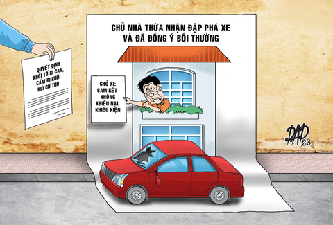 Chọi bể kiếng xe, đã bồi thường thì có bị khởi tố nữa không? - Ảnh 1. Chọi bể kiếng xe, đã bồi thường thì có bị khởi tố nữa không? - Ảnh 1.