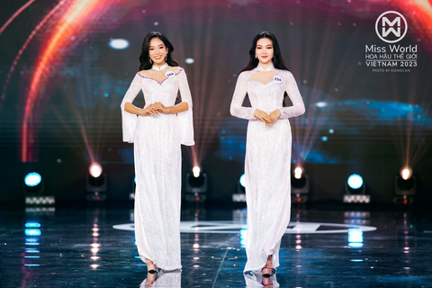Dàn người đẹp lộng lẫy cùng áo dài Ngô Nhật Huy - Ảnh 4. Dàn người đẹp lộng lẫy cùng áo dài Ngô Nhật Huy - Ảnh 4.