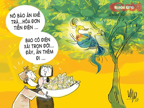 Chim thần ăn khế trả hóa đơn tiền điện, lời quá lời! - Ảnh 1. Chim thần ăn khế trả hóa đơn tiền điện, lời quá lời! - Ảnh 1.