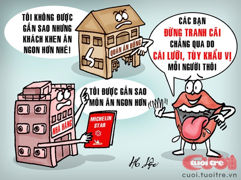 Khi khẩu vị cãi lộn với Michelin - Ảnh 1. Khi khẩu vị cãi lộn với Michelin - Ảnh 1.