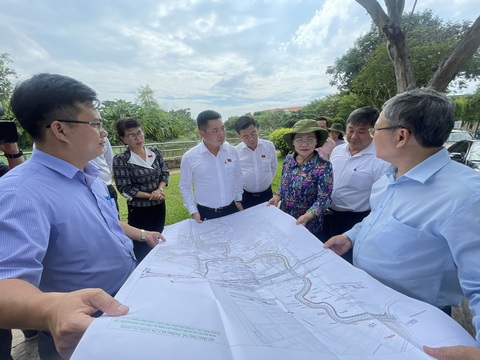Dự án rạch Xuyên Tâm: không để tái lấn chiếm ranh mốc đã bàn giao - Ảnh 1. Dự án rạch Xuyên Tâm: không để tái lấn chiếm ranh mốc đã bàn giao - Ảnh 1.