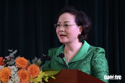 Bộ trưởng Phạm Thị Thanh Trà: Sẽ bỏ thi, xét thăng hạng viên chức - Ảnh 1. Bộ trưởng Phạm Thị Thanh Trà: Sẽ bỏ thi, xét thăng hạng viên chức - Ảnh 1.