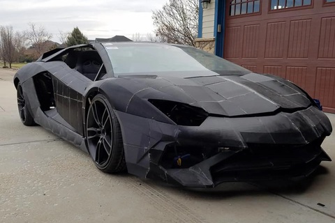 Siêu xe Lamborghini Aventador tự chế bằng in 3D vô cùng kỳ công - Ảnh 4. Siêu xe Lamborghini Aventador tự chế bằng in 3D vô cùng kỳ công - Ảnh 4.
